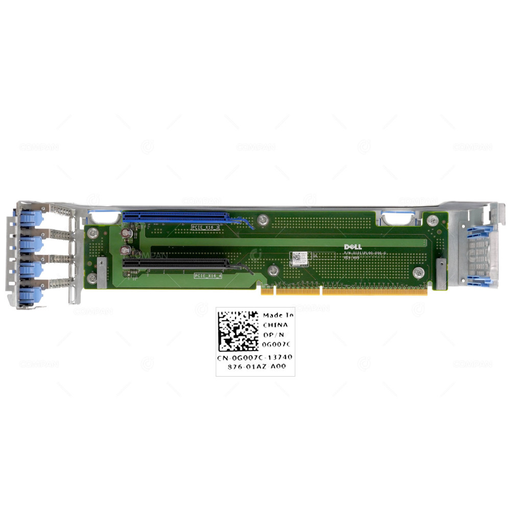 G007C DELL RISER CARD 2X PCI-E X16 WITH BRACKET FOR DELL PRECISION R5400